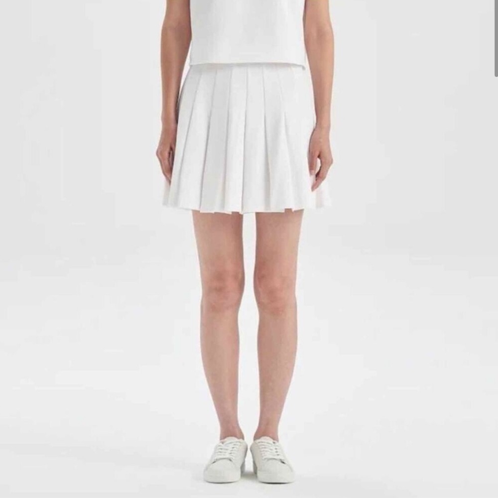 Theory Pleated Mini Skirt